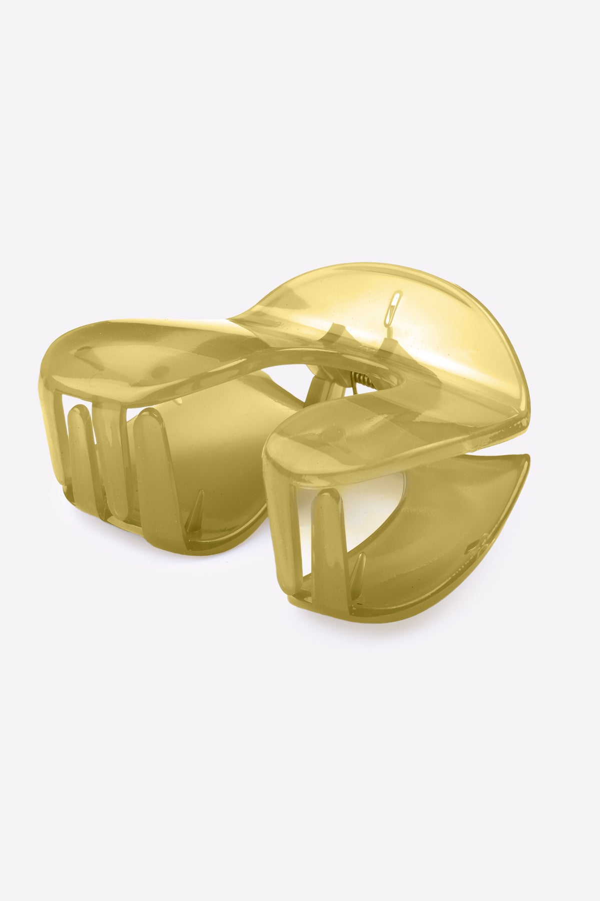 Jelly Hair Claw Clip Minimalist (Brown)