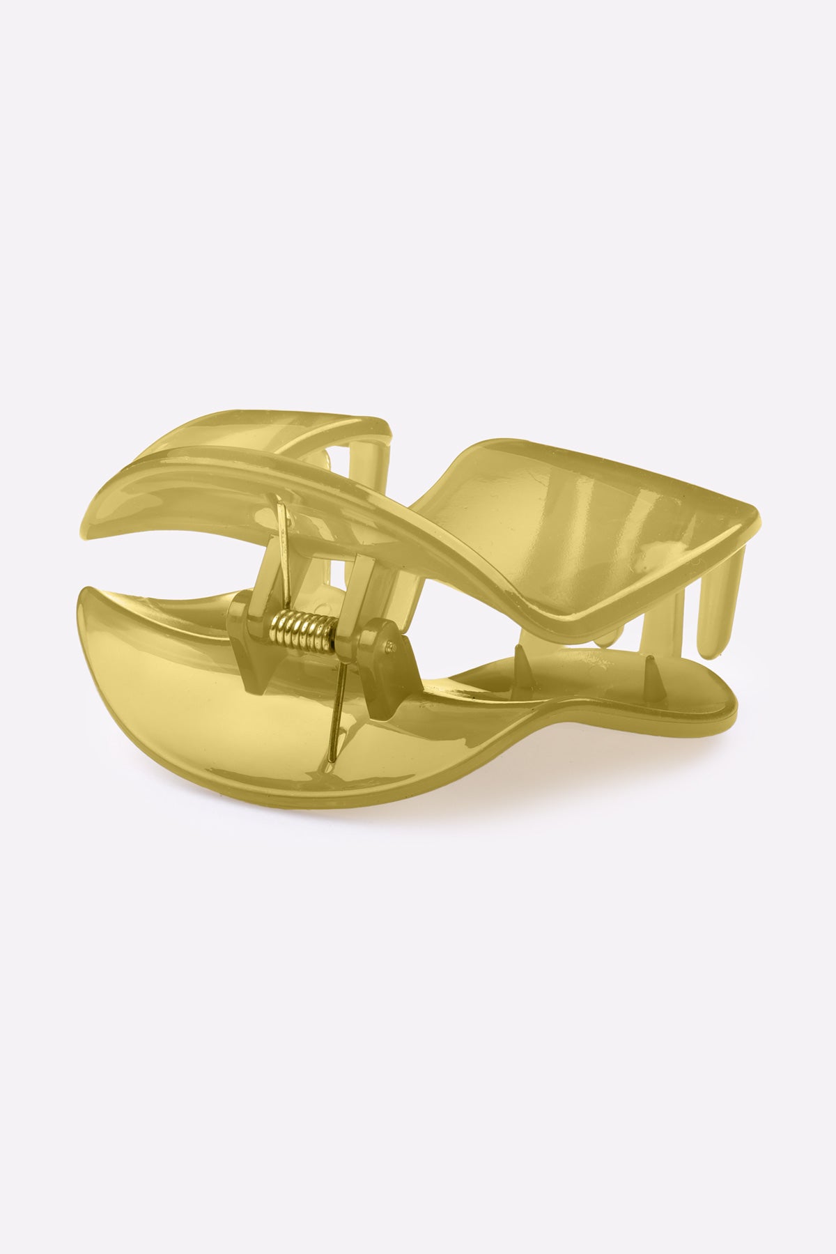 Jelly Hair Claw Clip Minimalist (Brown)