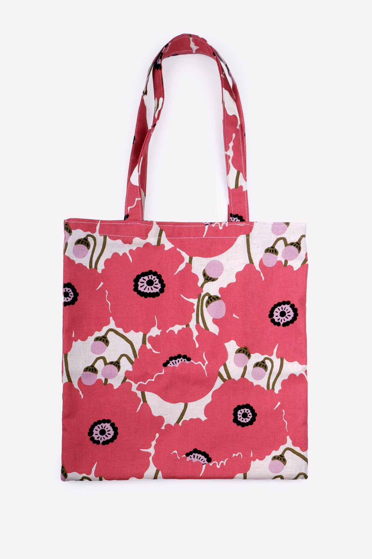 Sewsoulfine Pink Floral Print Tote