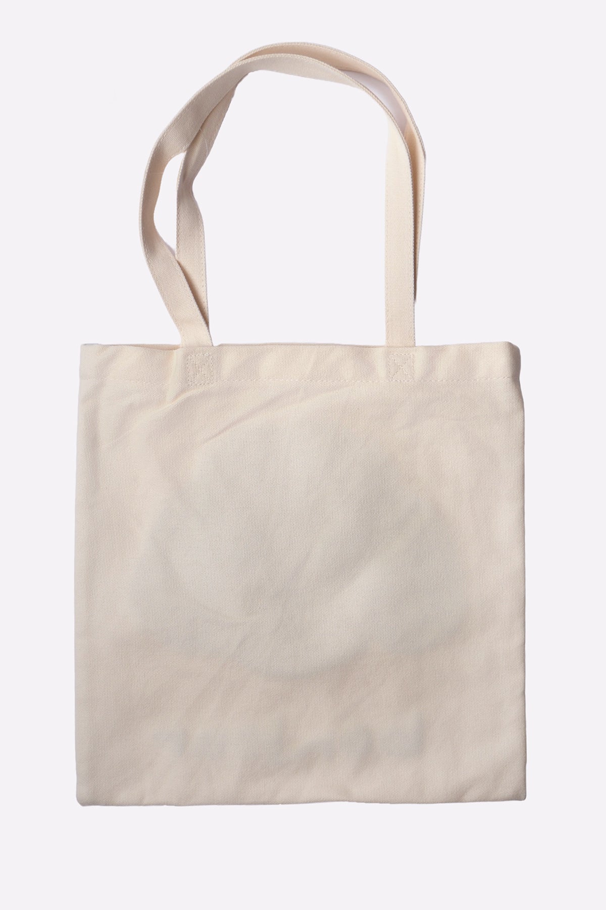 Bonjour Puppy Embroidered Cotton Tote Bag