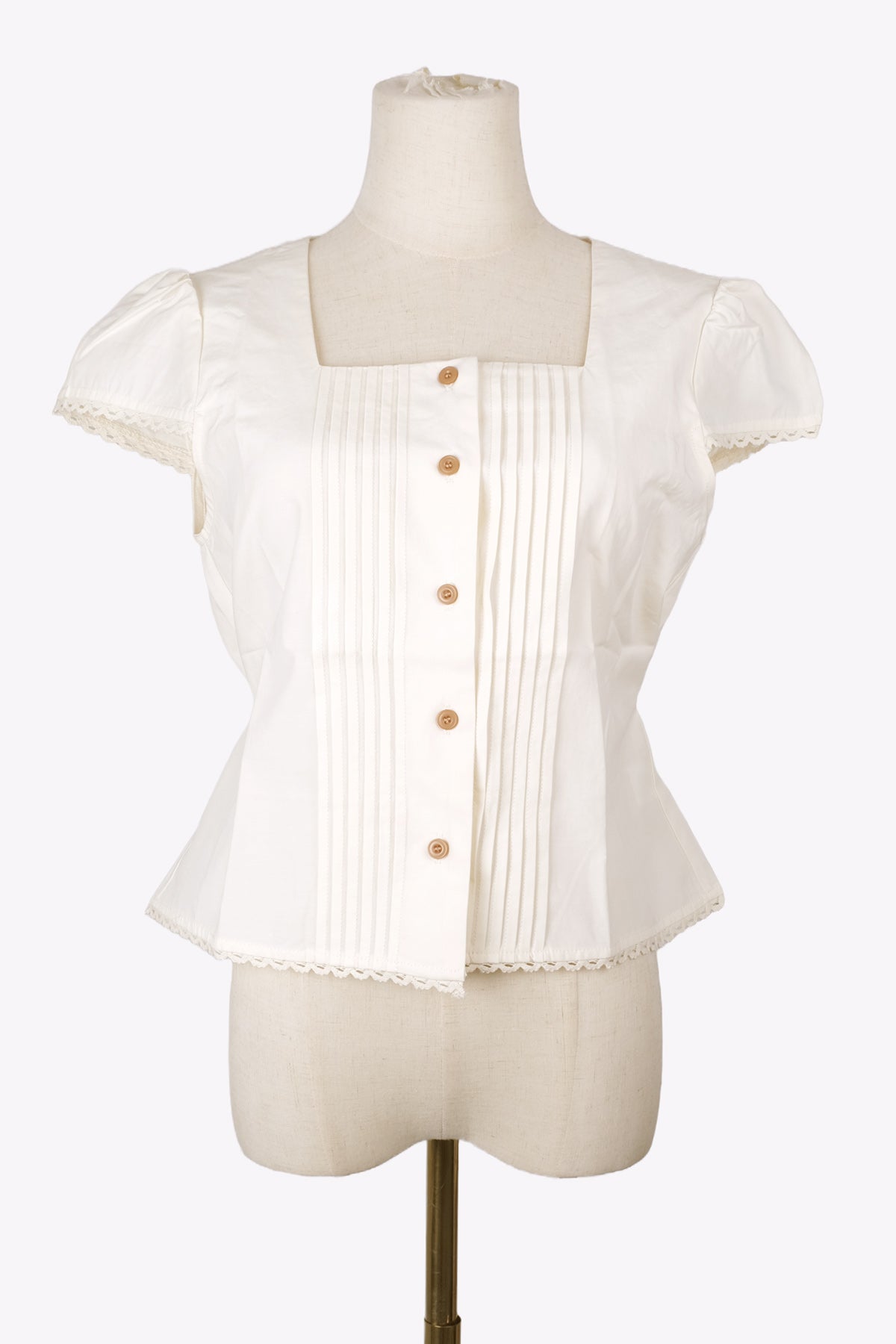 Lace Square Blouse Front