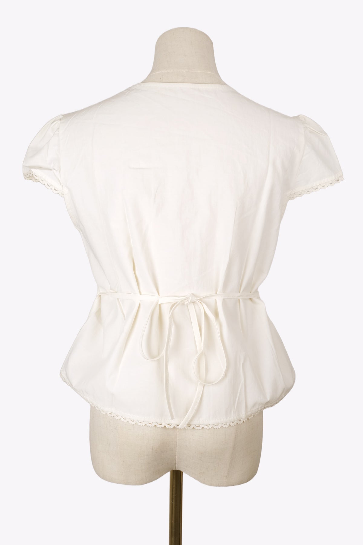 Lace Square Blouse Back